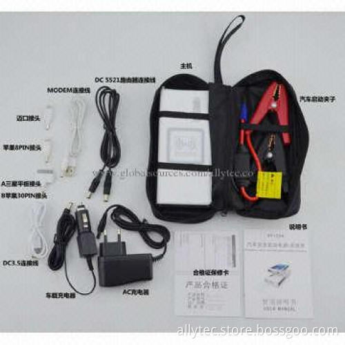 12,000mAh Mobile Phone Wireless Chargers with Car Vehicles Emergency Activated Power